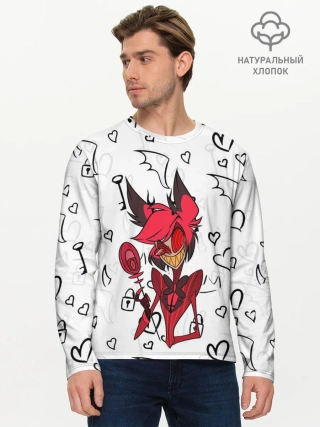 Мужской лонгслив базовый / ОТЕЛЬ ХАЗБИН АЛАСТОР