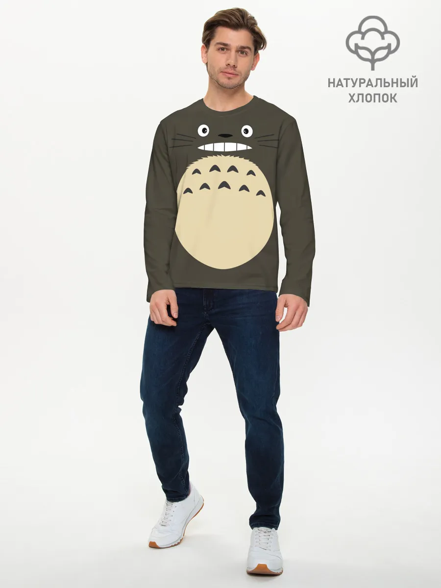 Мужской лонгслив базовый / Totoro