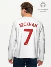 Мужской лонгслив базовый / Дэвид Бекхэм Англия Ретро