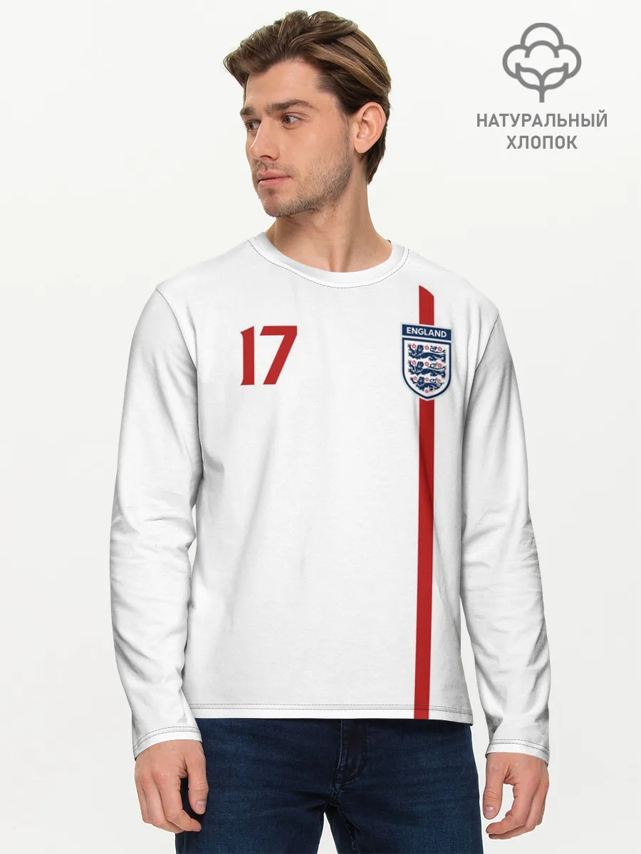 Мужской лонгслив базовый / Тедди Шерингем Англия Ретро