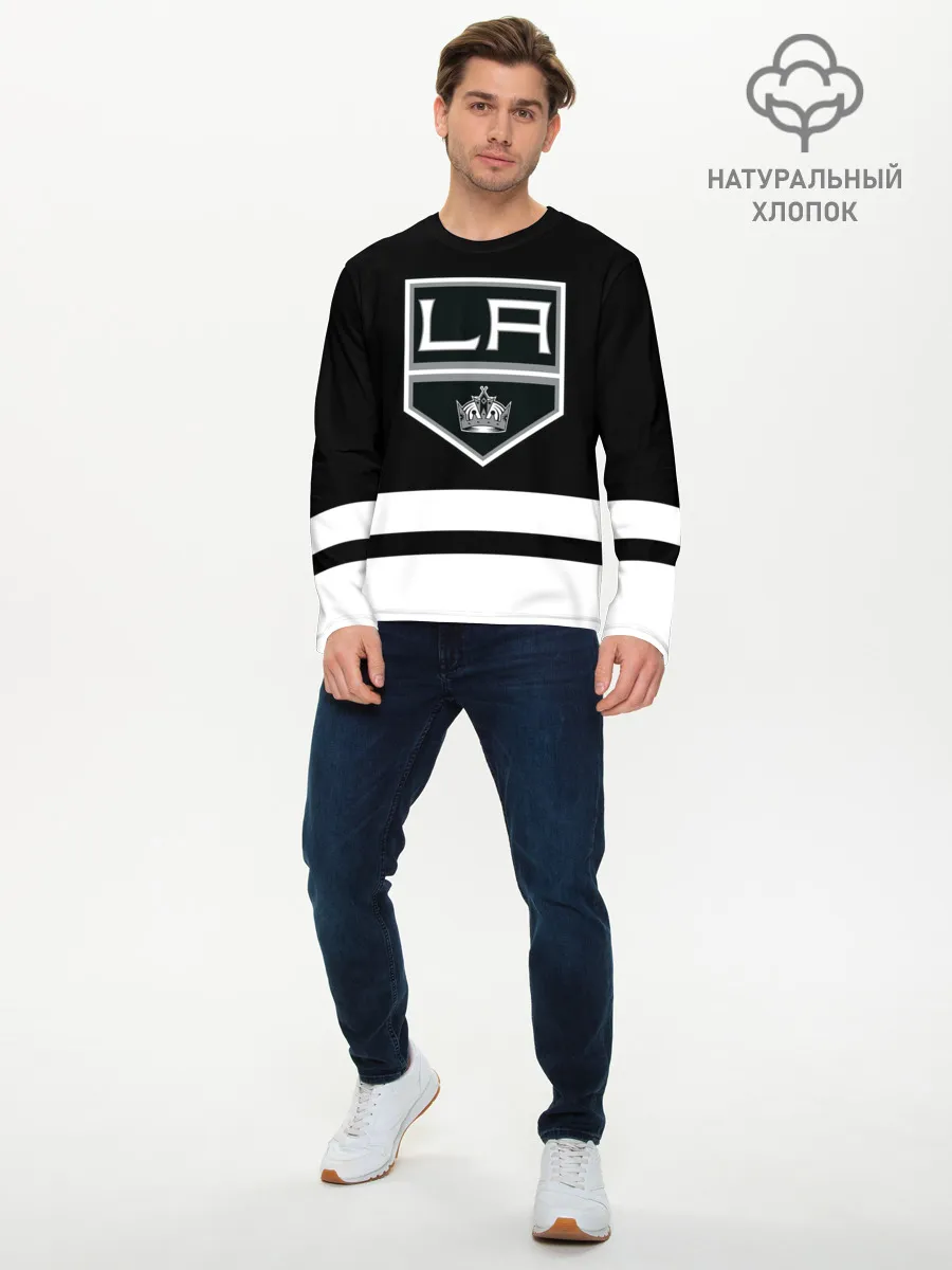 Мужской лонгслив базовый / Лос-Анджелес Кингз НХЛ