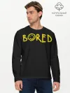 Мужской лонгслив базовый / Sherlock Bored