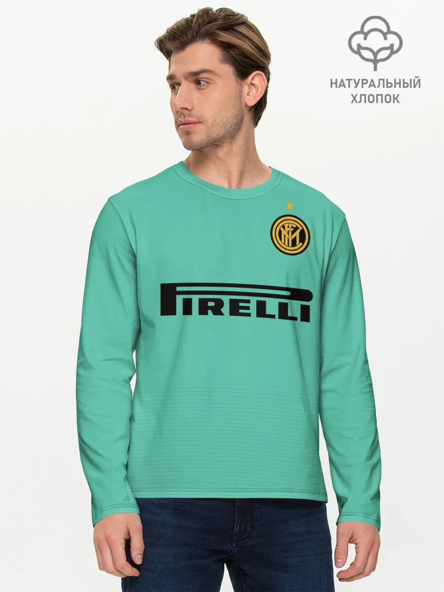 Мужской лонгслив базовый / Lukaku away 19-20
