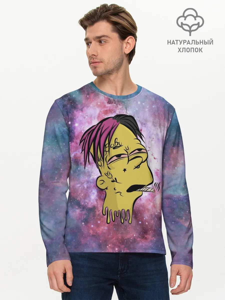 Мужской лонгслив базовый / Lil Peep