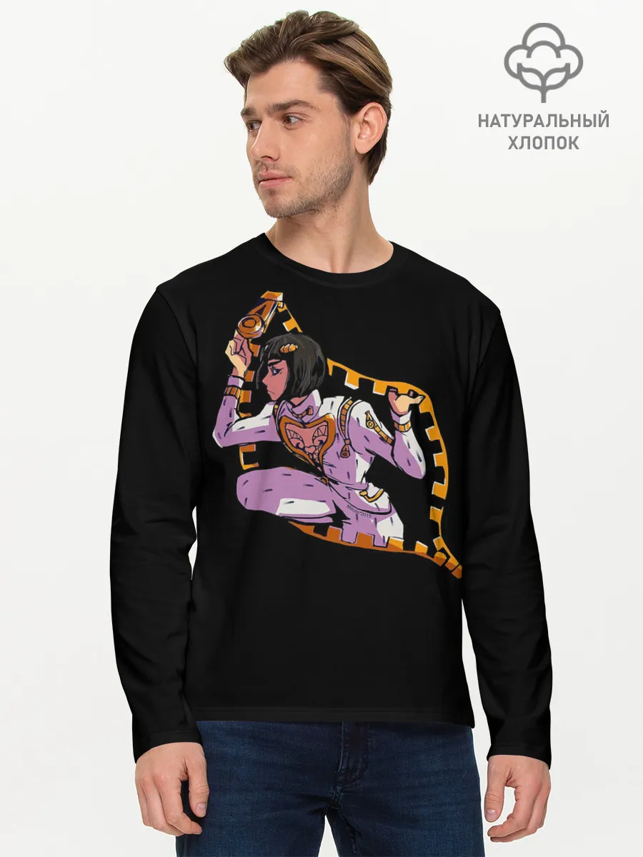 Мужской лонгслив базовый / JoJo Bizarre Adventure