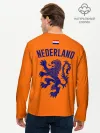 Мужской лонгслив базовый / Сборная Голландии