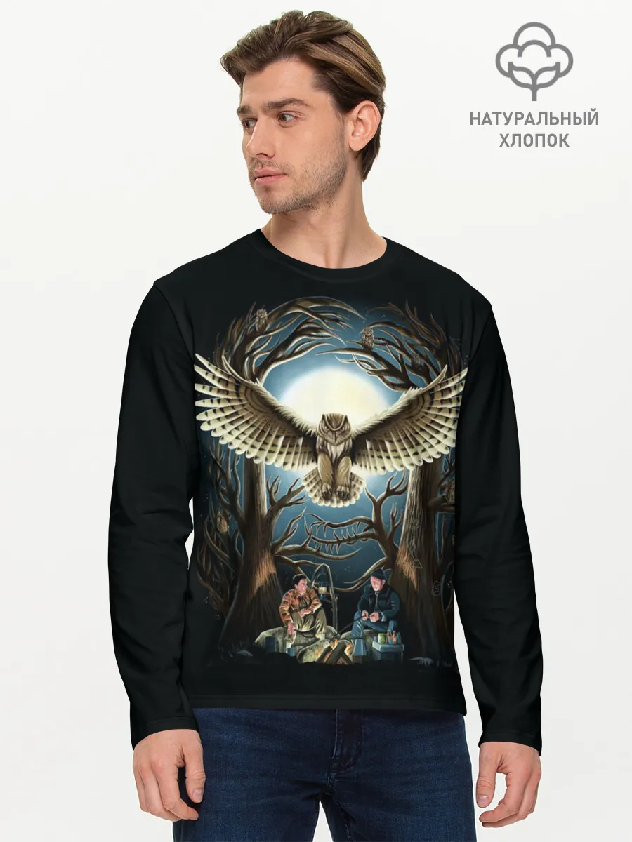 Мужской лонгслив базовый / Twin Peaks