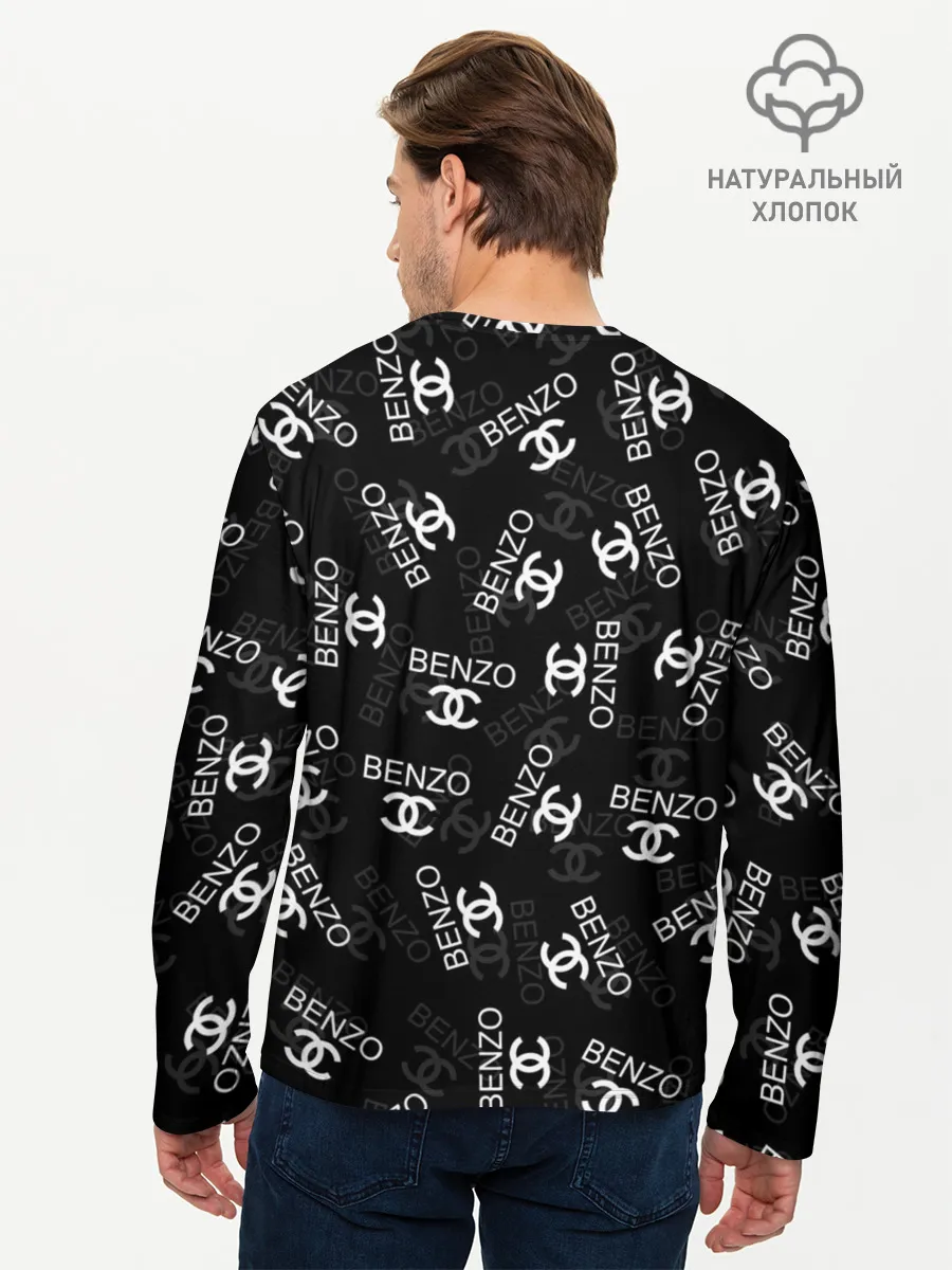 Мужской лонгслив базовый / BENZO GANG - BIG BABY TAPE