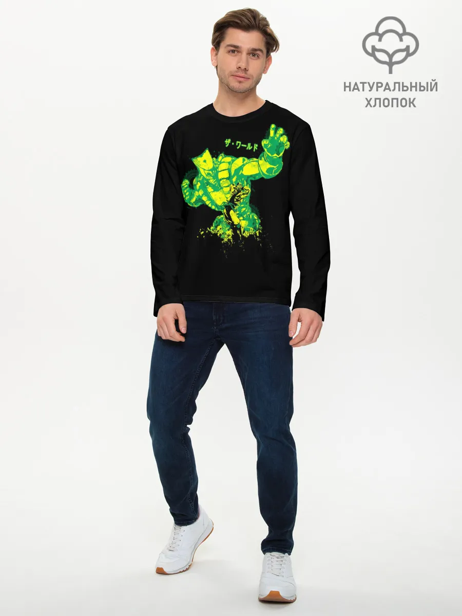 Мужской лонгслив базовый / JoJo Bizarre Adventure