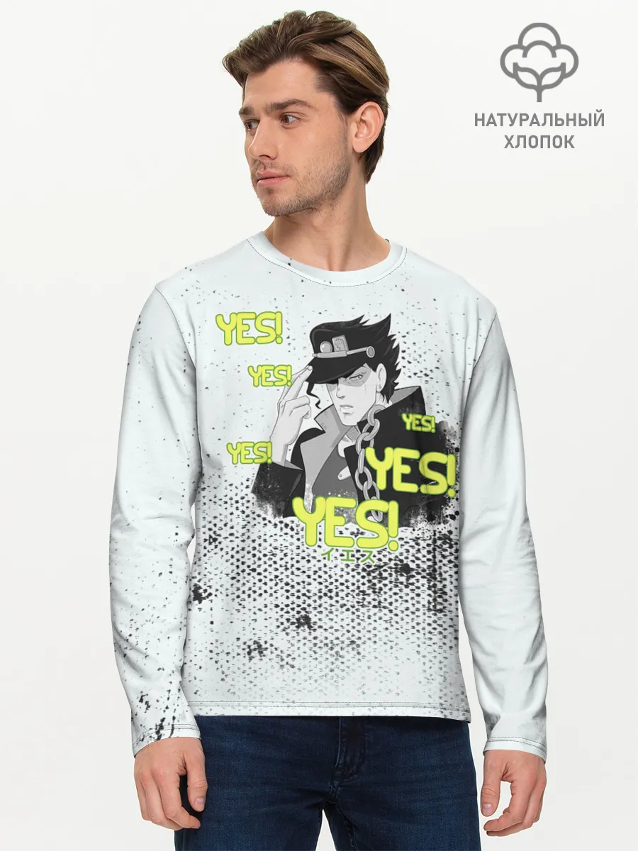 Мужской лонгслив базовый / JoJo Bizarre Adventure