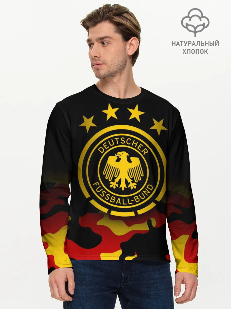 Мужской лонгслив базовый / Сборная Германии