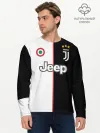 Мужской лонгслив базовый / Ronaldo Juventus Home 19/20