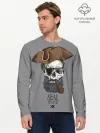 Мужской лонгслив базовый / Real pirate