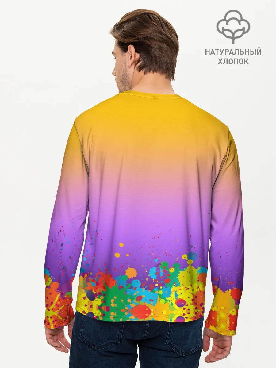 Мужской лонгслив базовый / pro100