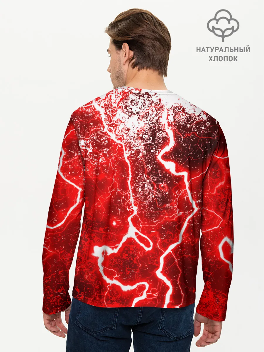 Мужской лонгслив базовый / БРЫЗГИ КРАСОК
