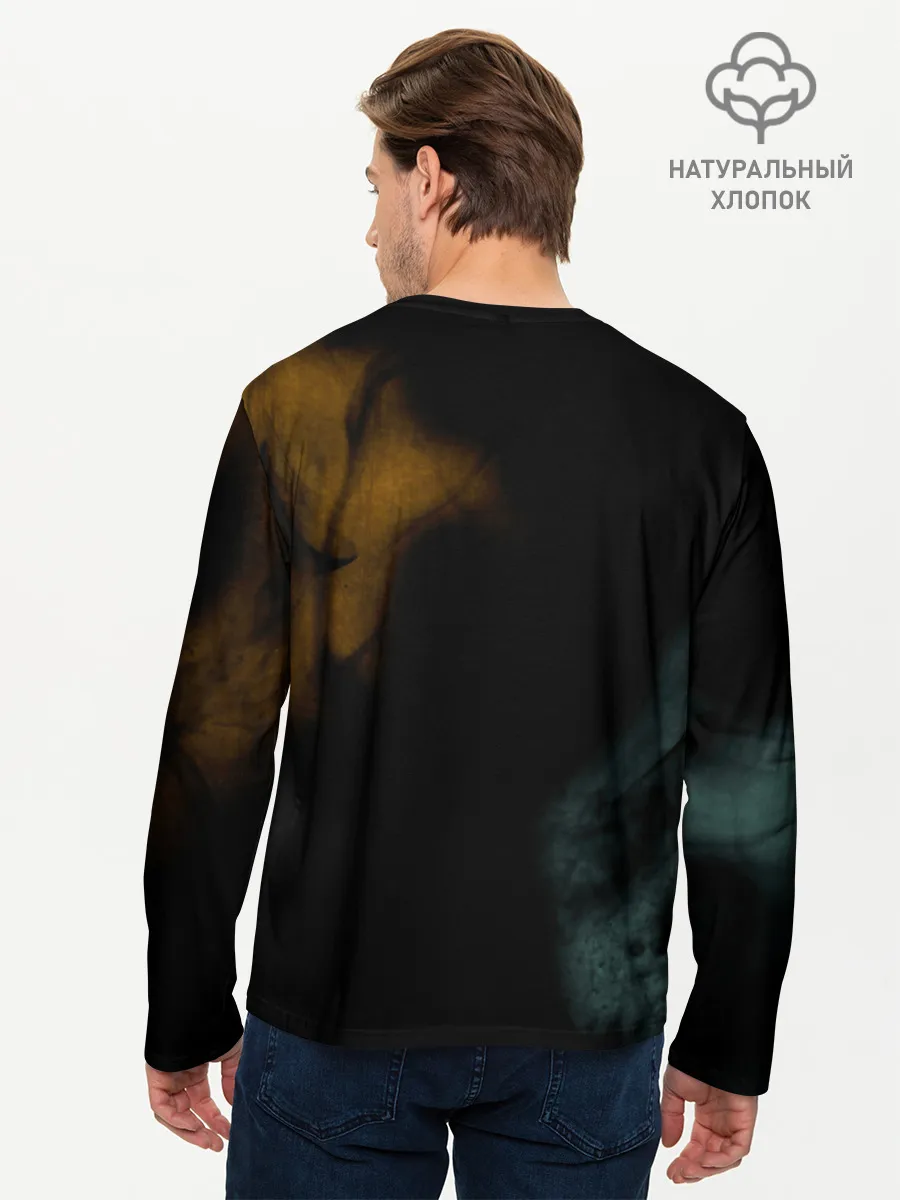 Мужской лонгслив базовый / Сайтама в полный рост