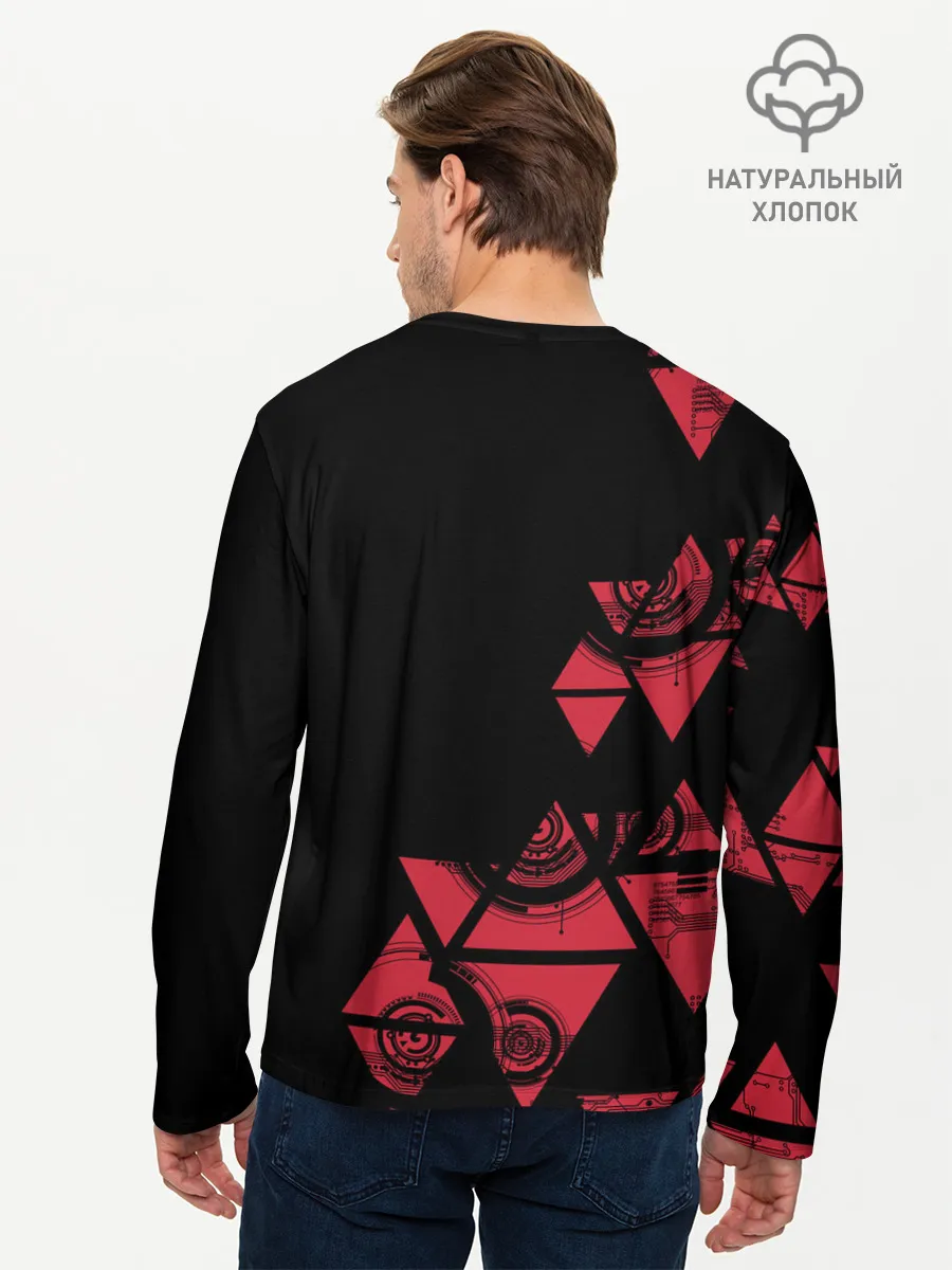 Мужской лонгслив базовый / NASA