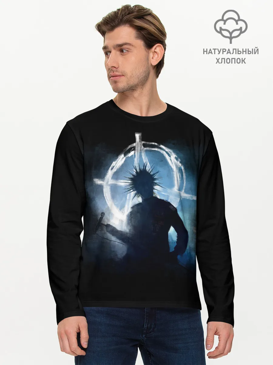 Мужской лонгслив базовый / Горшок