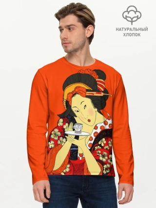 Мужской лонгслив базовый / Японка