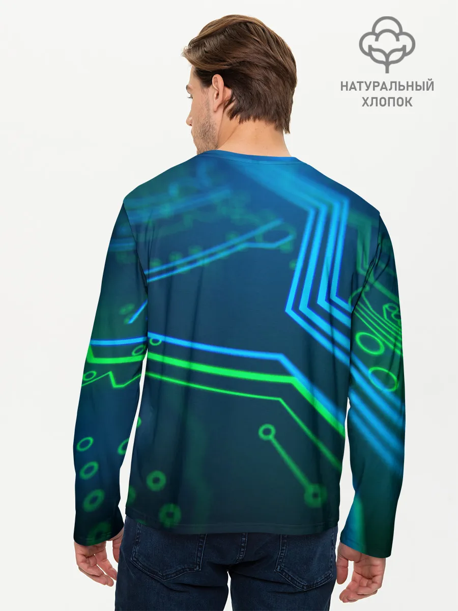 Мужской лонгслив базовый / ПРОГРАММИСТ