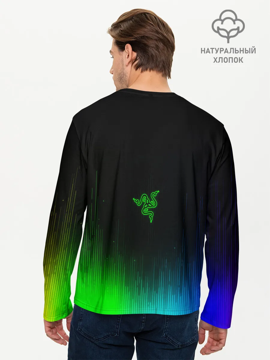 Мужской лонгслив базовый / RAZER NEON