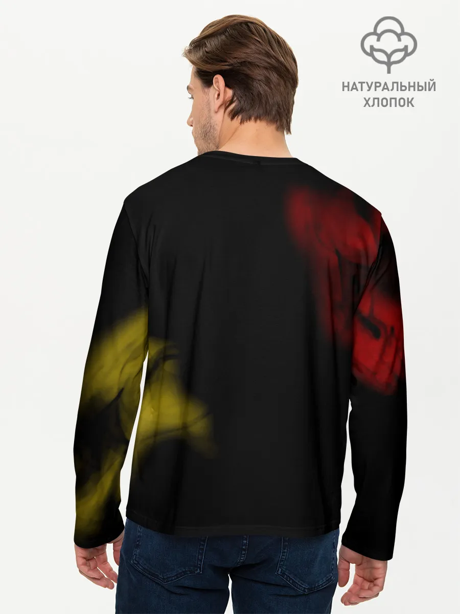 Мужской лонгслив базовый / Один удар Сайтамы