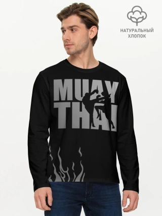 Мужской лонгслив базовый / Muay Thai