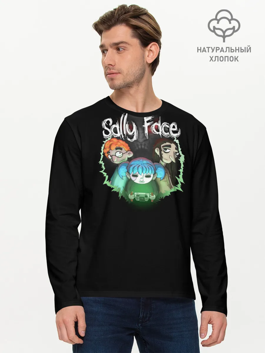 Мужской лонгслив базовый / Todd,Sally,Larry