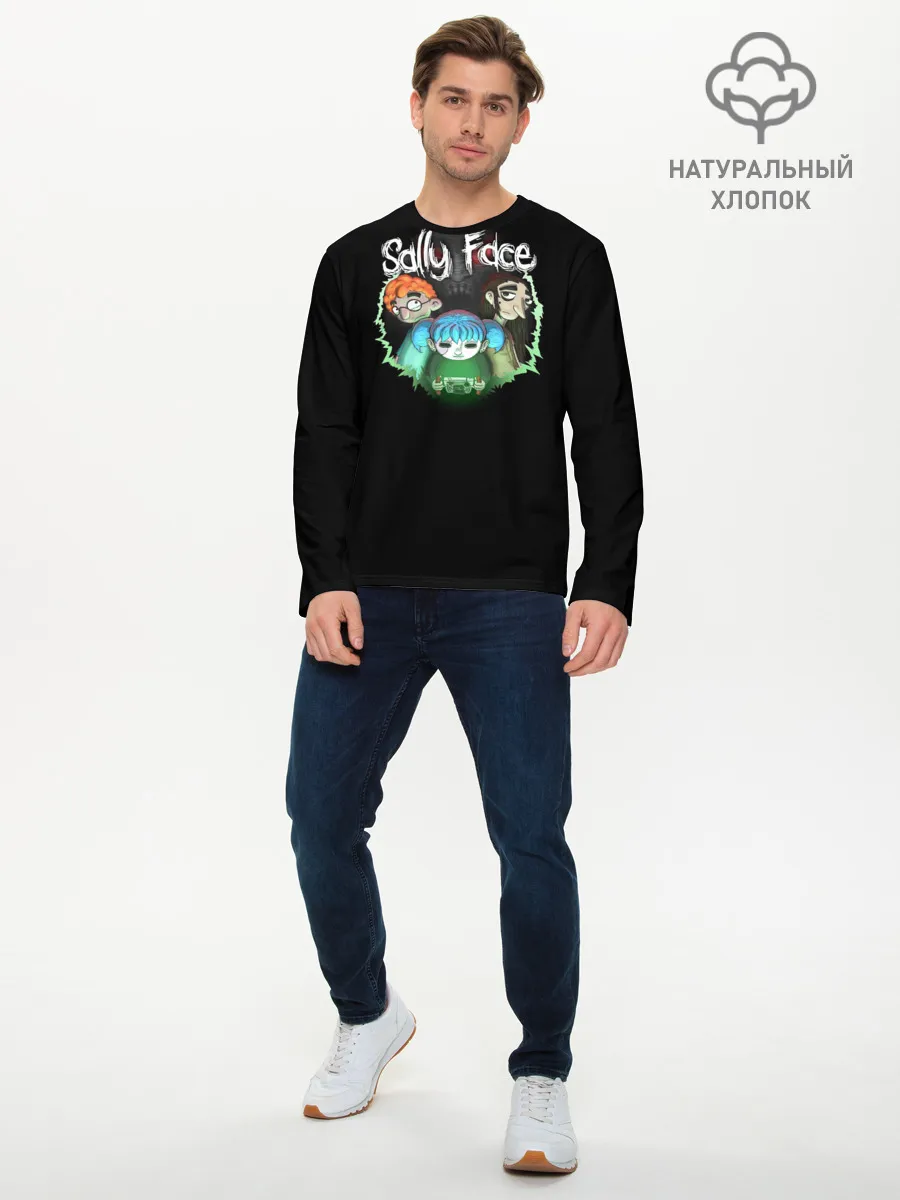 Мужской лонгслив базовый / Todd,Sally,Larry
