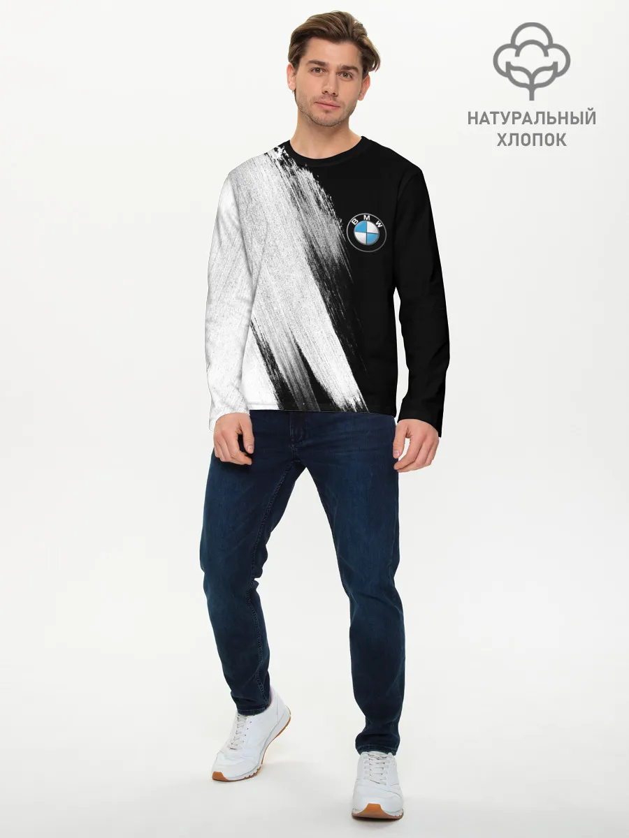 Мужской лонгслив базовый / BMW