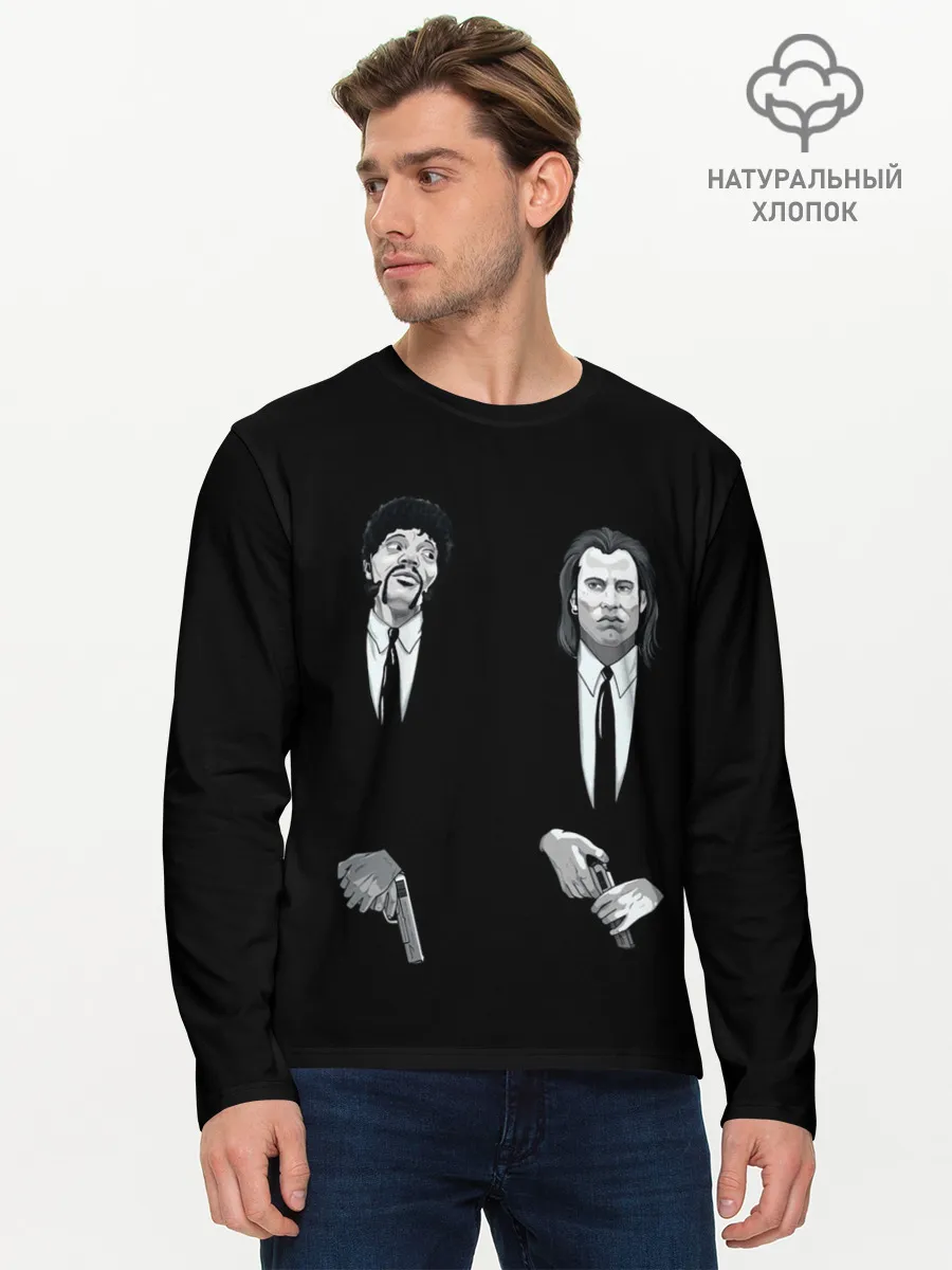 Мужской лонгслив базовый / Pulp Fiction - Art 3