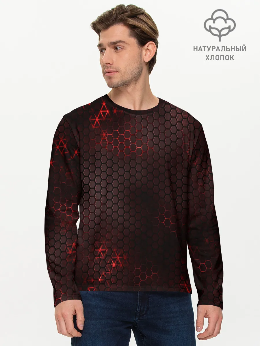 Мужской лонгслив базовый / СТАЛЬНАЯ БРОНЯ