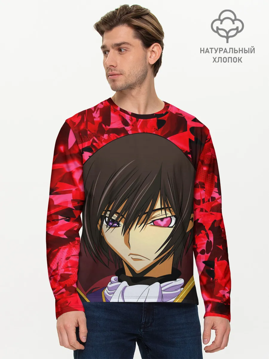 Мужской лонгслив базовый / GODE GEASS textured