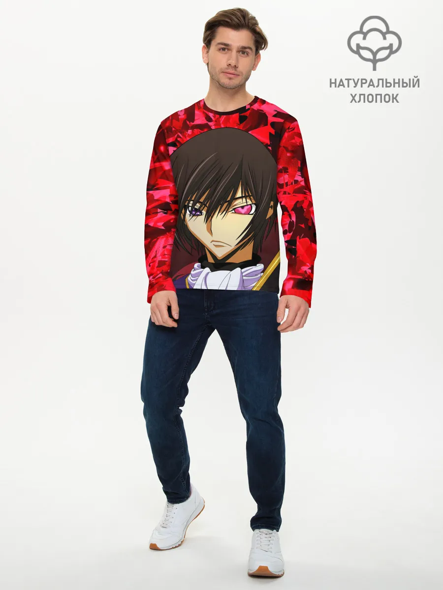 Мужской лонгслив базовый / GODE GEASS textured