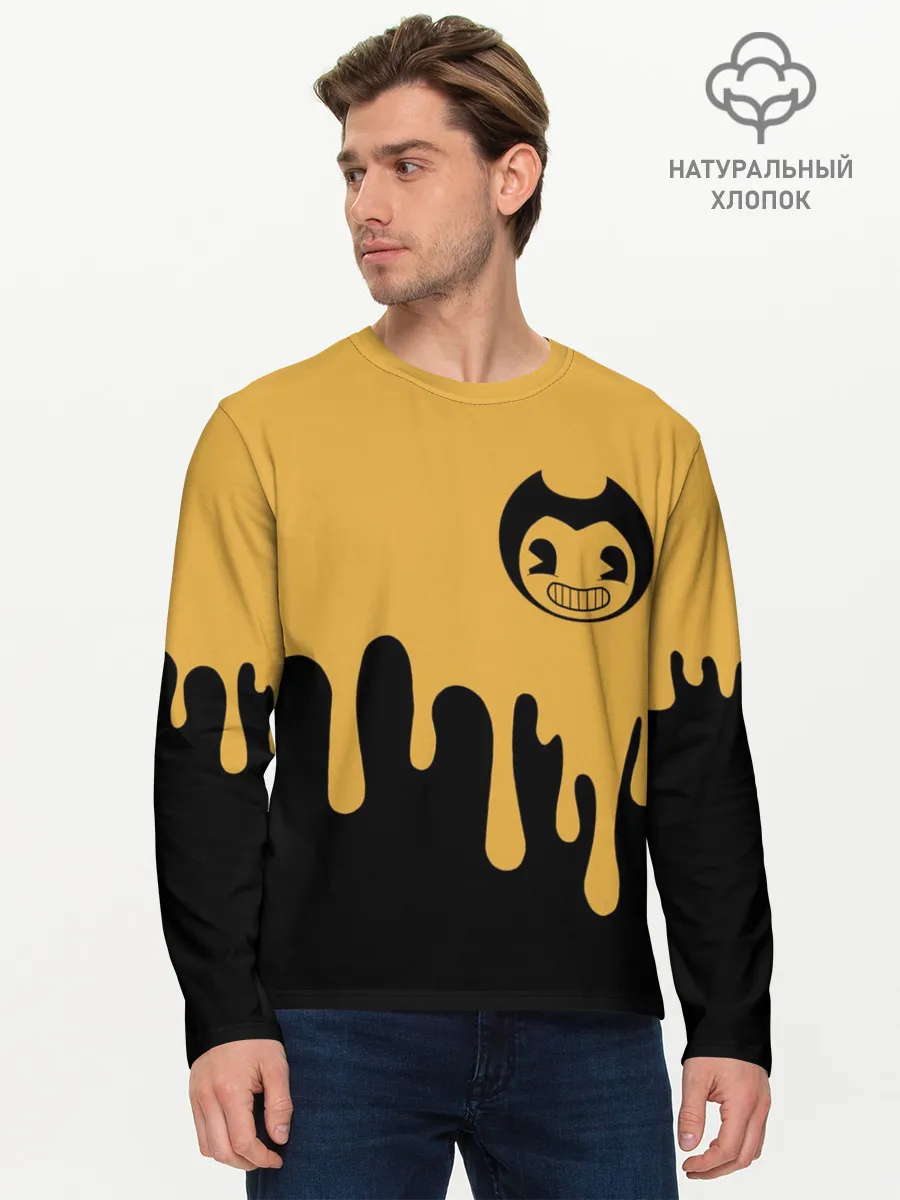 Мужской лонгслив базовый / Bendy And The Ink Machine