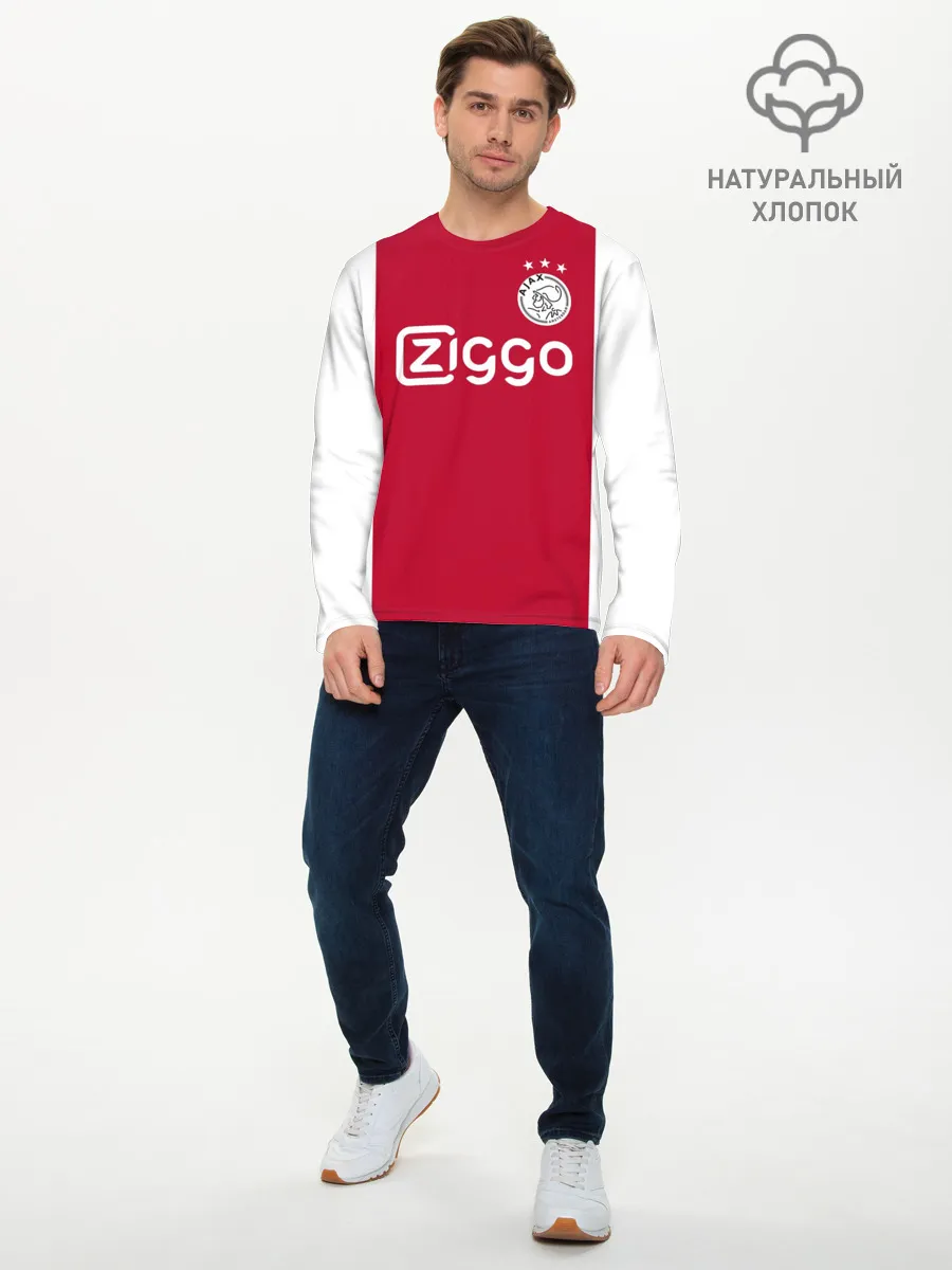 Мужской лонгслив базовый / Аякс 19-20 home