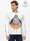 Мужской лонгслив базовый / Billie Eilish art 1
