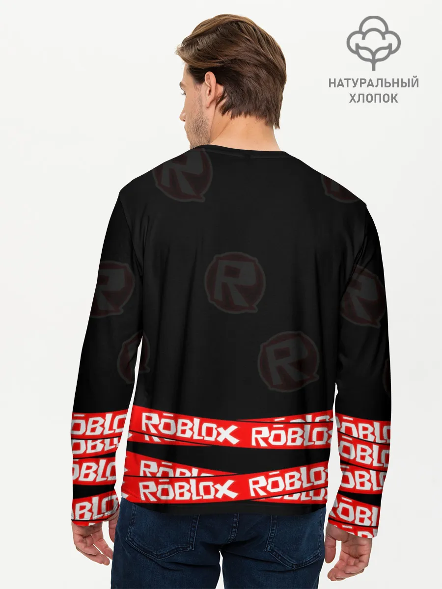 Мужской лонгслив базовый / Roblox 2
