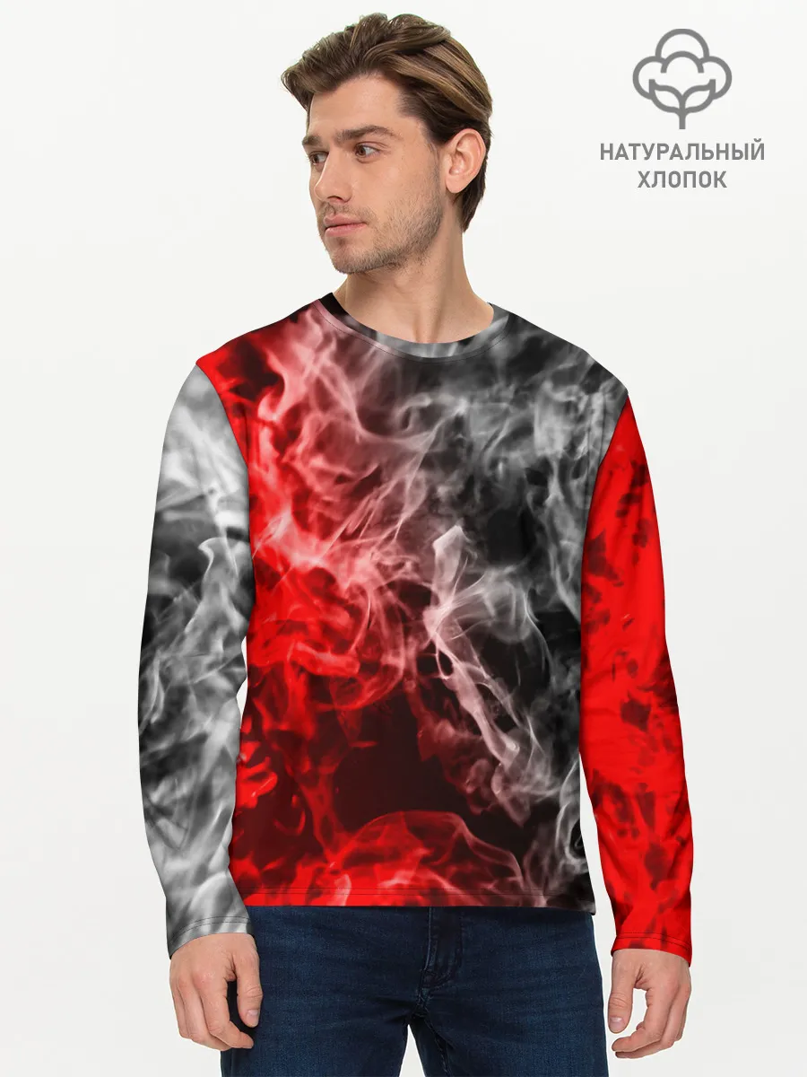 Мужской лонгслив базовый / БИТВА ОГНЕЙ