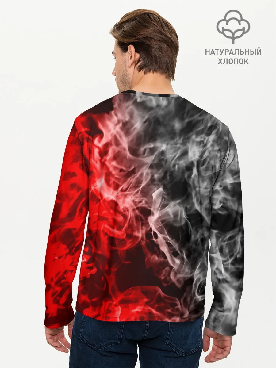 Мужской лонгслив базовый / БИТВА ОГНЕЙ