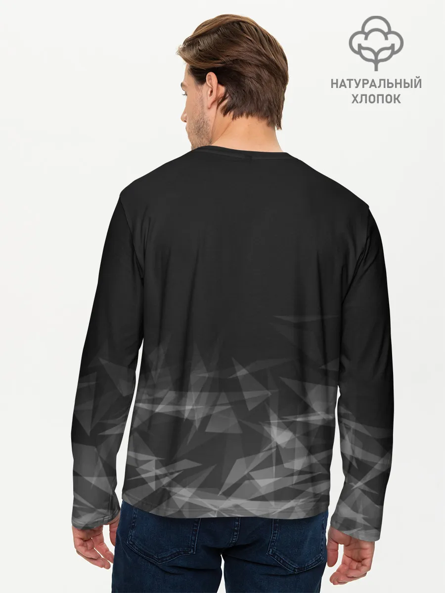 Мужской лонгслив базовый / DANGANRONPA дым