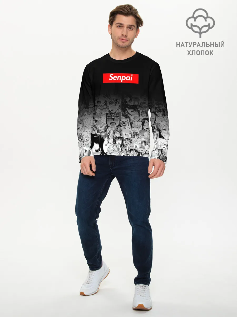 Мужской лонгслив базовый / Senpai