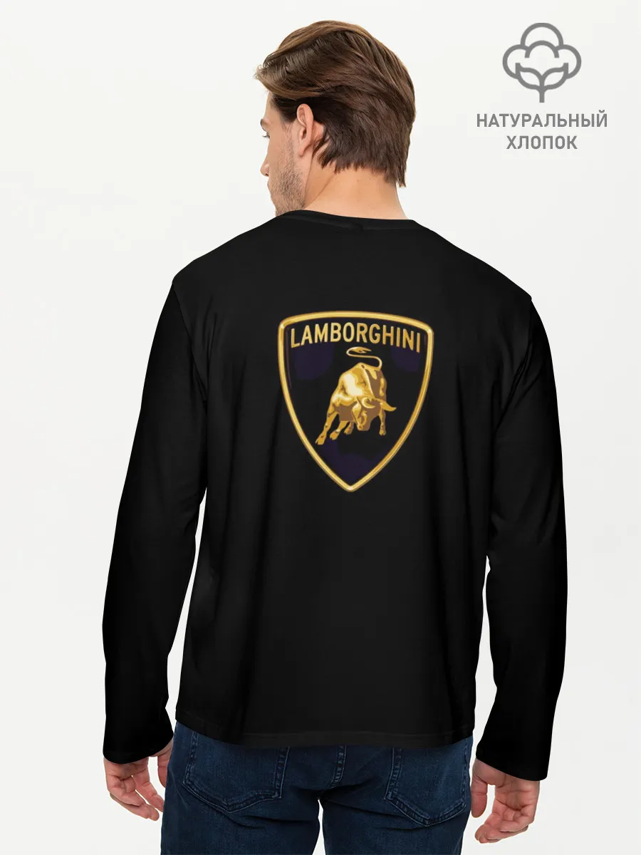 Мужской лонгслив базовый / Lambo