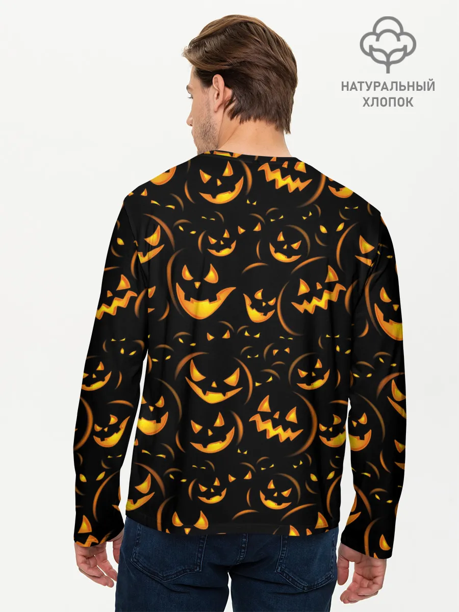 Мужской лонгслив базовый / Хэллоуин