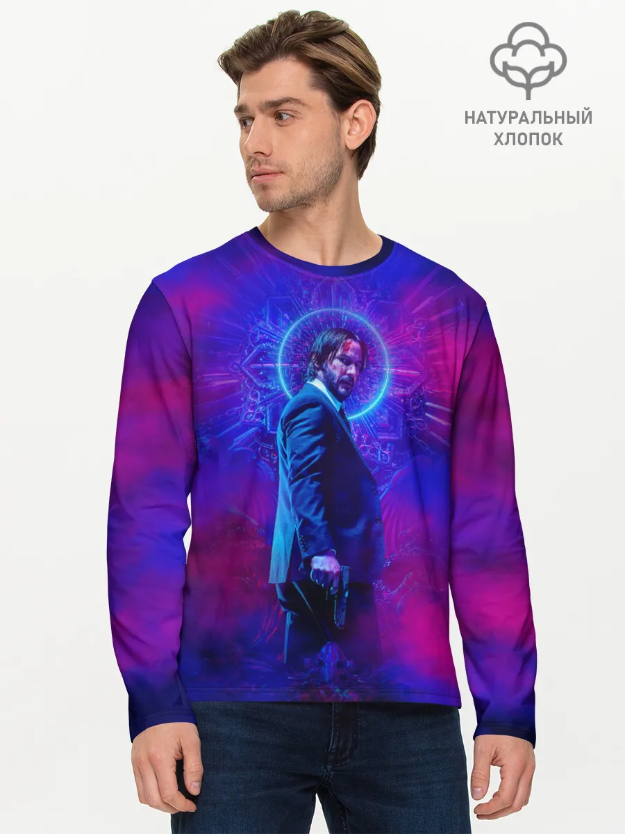 Мужской лонгслив базовый / Джон Уик 3
