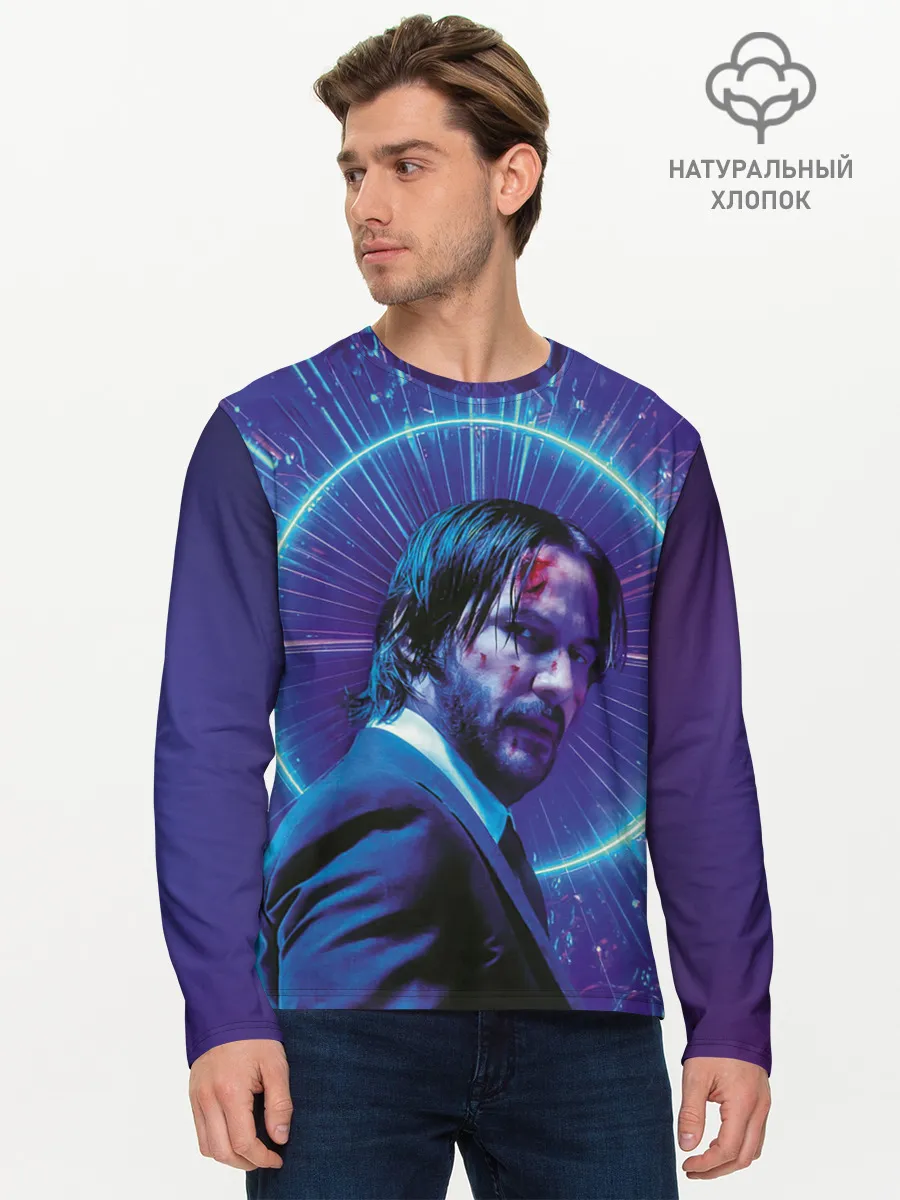 Мужской лонгслив базовый / Джон Уик 3