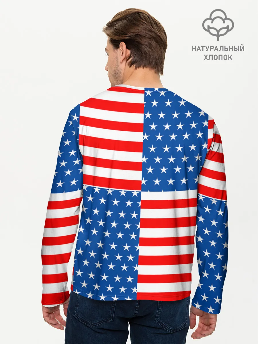 Мужской лонгслив базовый / США