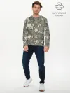 Мужской лонгслив базовый / ЪУЪ КАМУФЛЯЖ.