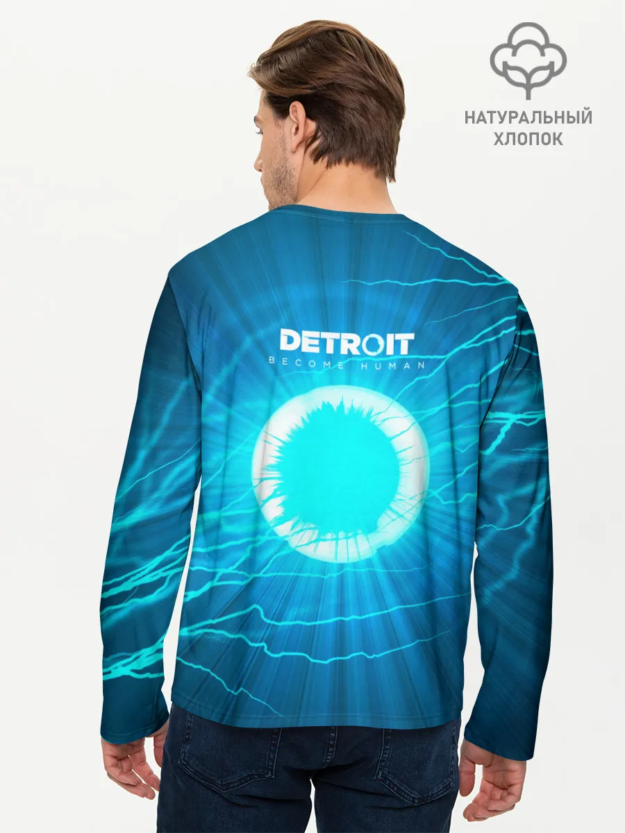 Мужской лонгслив базовый / Detroit: Вecome Human