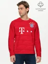 Мужской лонгслив базовый / Bayern home 19-20